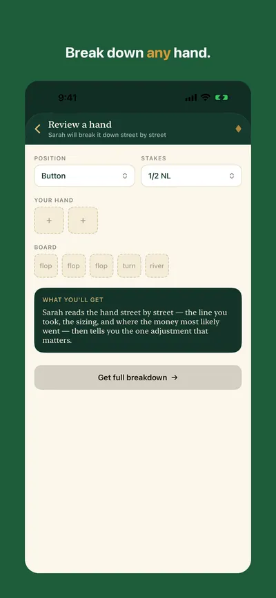 Poker Coach screenshot 2